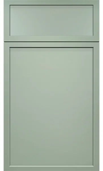 Newtone Green kitchen cabinet door by MNK Cabinet