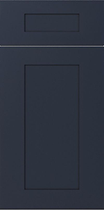 Navy Blue Shaker cabinet door finish by MNK Cabinet